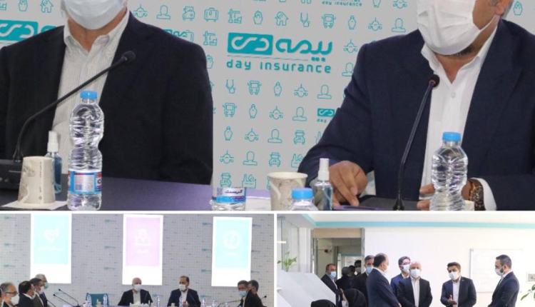 بازدید معاون رئیس جمهور و رئیس بنیاد شهید و امور ایثارگران از شرکت بیمه دی
